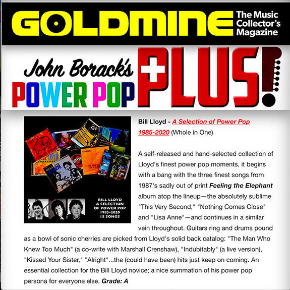 Goldmine Power Pop Plus review of A Selection of Power-Pop by John M. Borack, rated Grade A